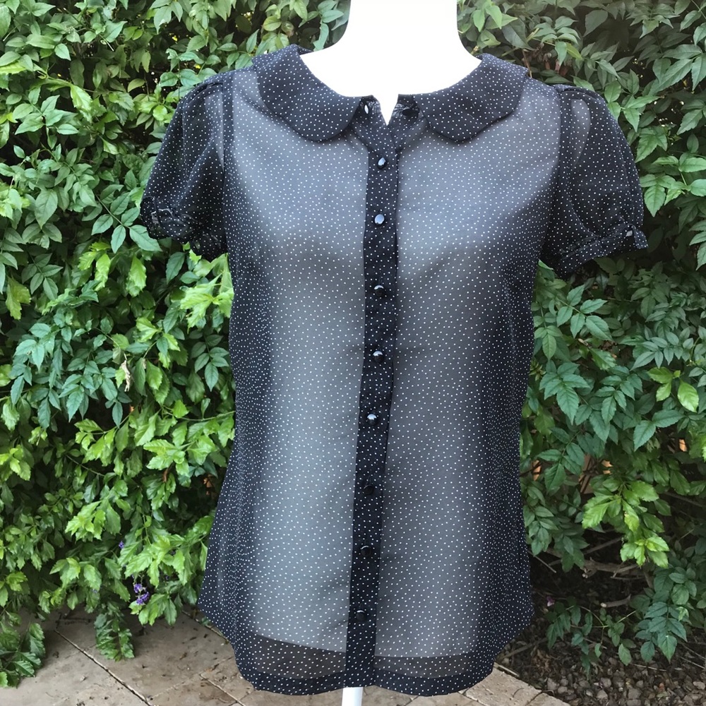 Tatyana Polka Dot Blouse